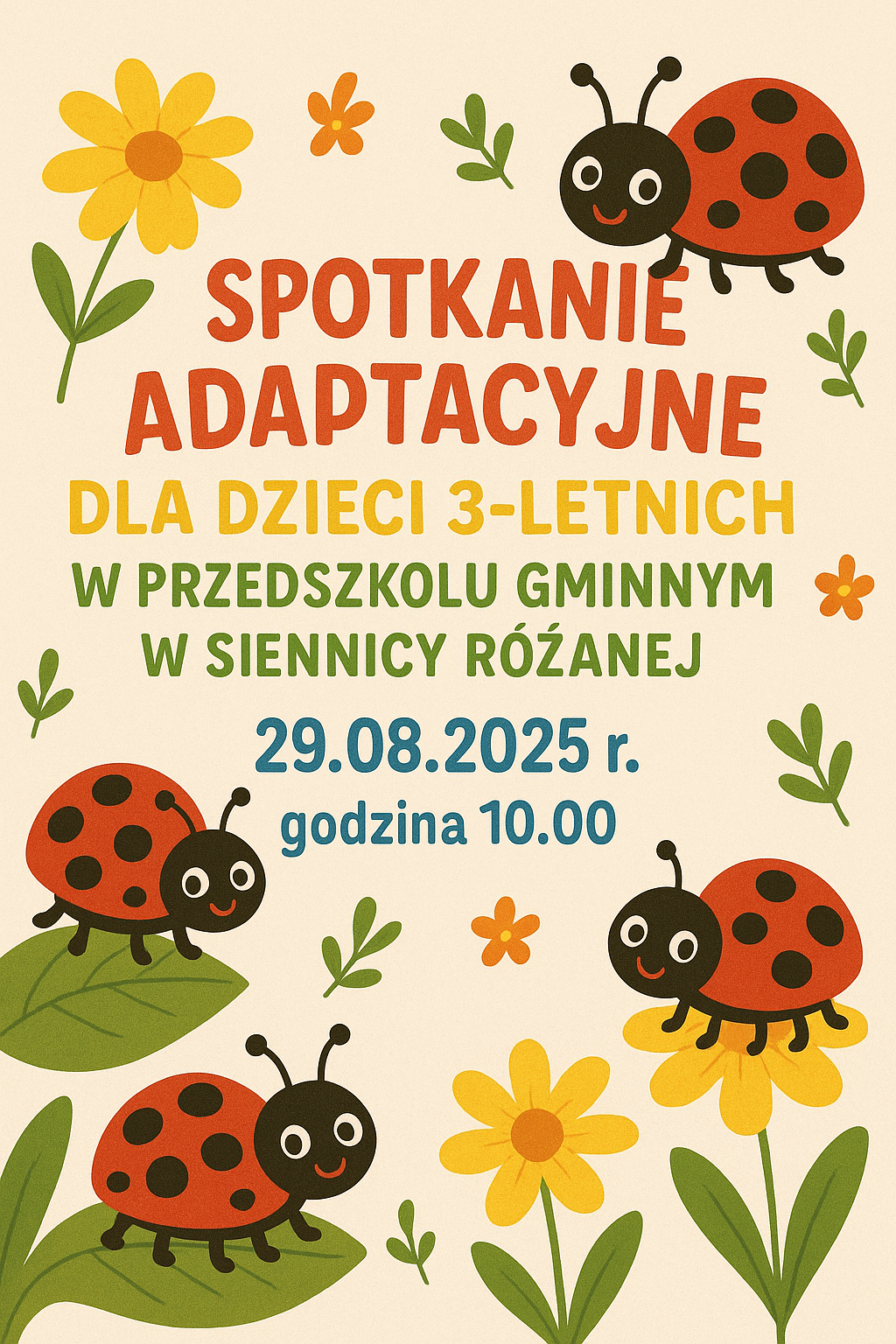 Spotkanie adaptacyjne w przedszkolu
