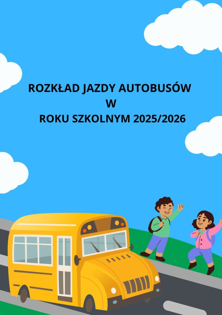 Rozkład jazdy autobusów w roku szkolnym 2025/2026