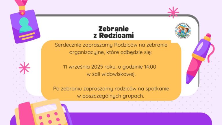 Zebranie organizacyjne