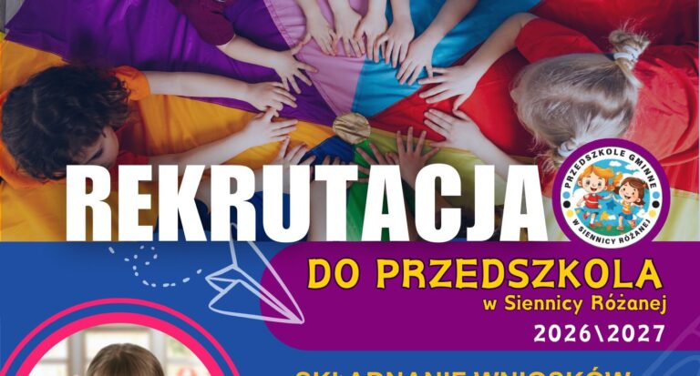 REKRUTACJA DO PRZEDSZKOLA
