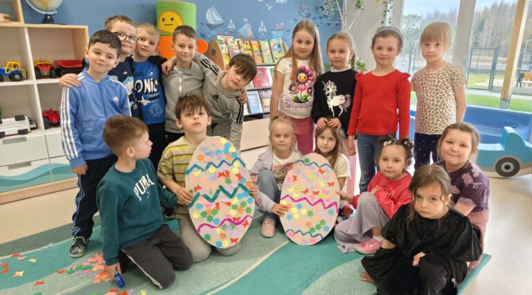 „Twórcza Wielkanoc w grupie Motylki”